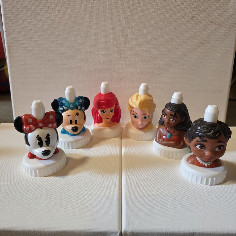 Disney Character Good To Grow Juice Toppers 6 Count